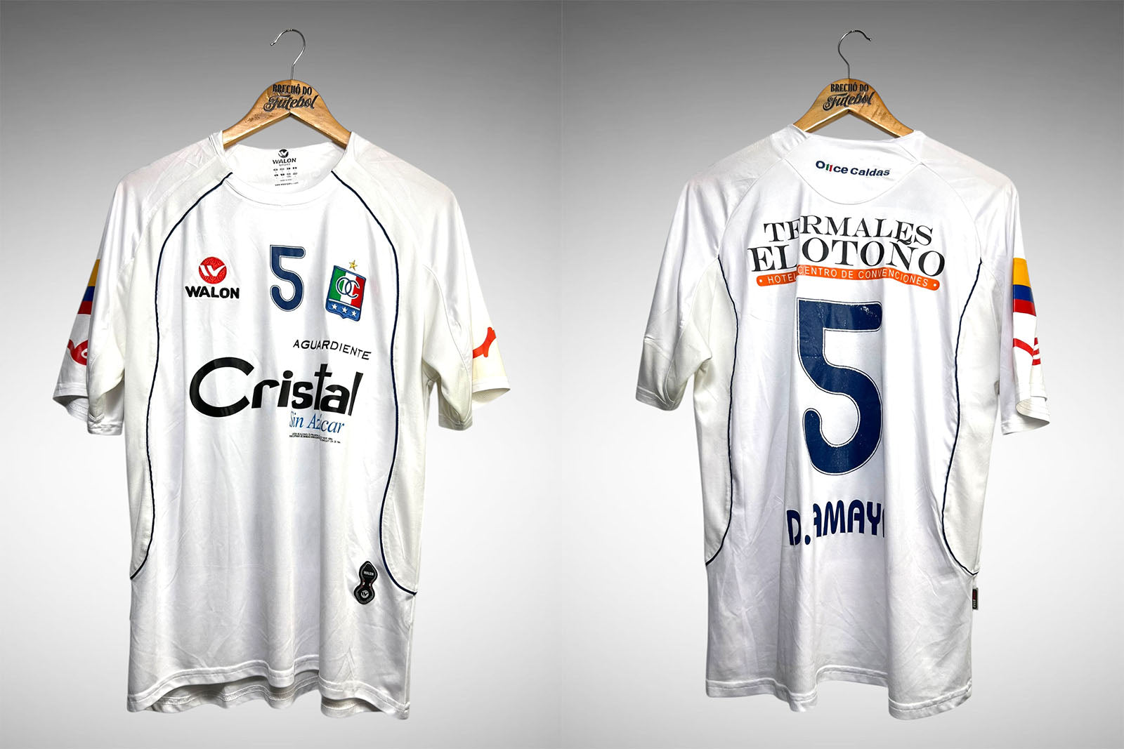 Once Caldas 2010 Primeira Camisa Tam G Nº 5 D. Amaya.