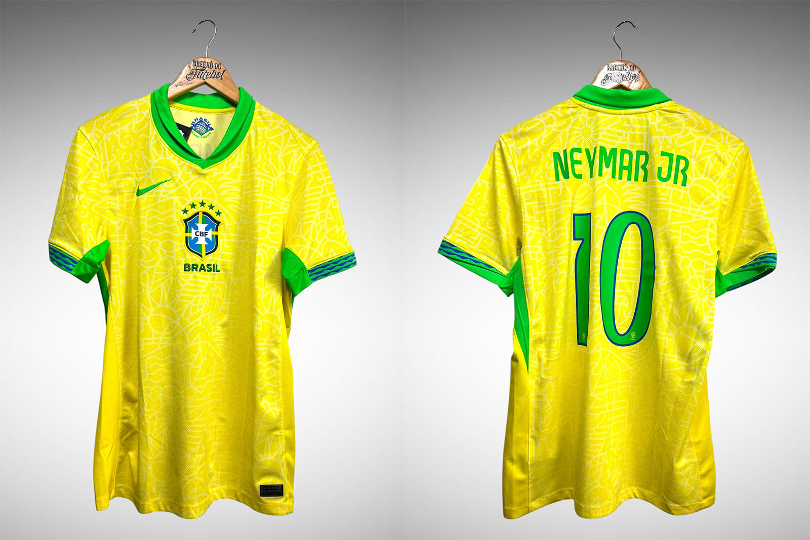 Brasil 2024 Primeira Camisa Tam M Nº 10 Neymar Jr.