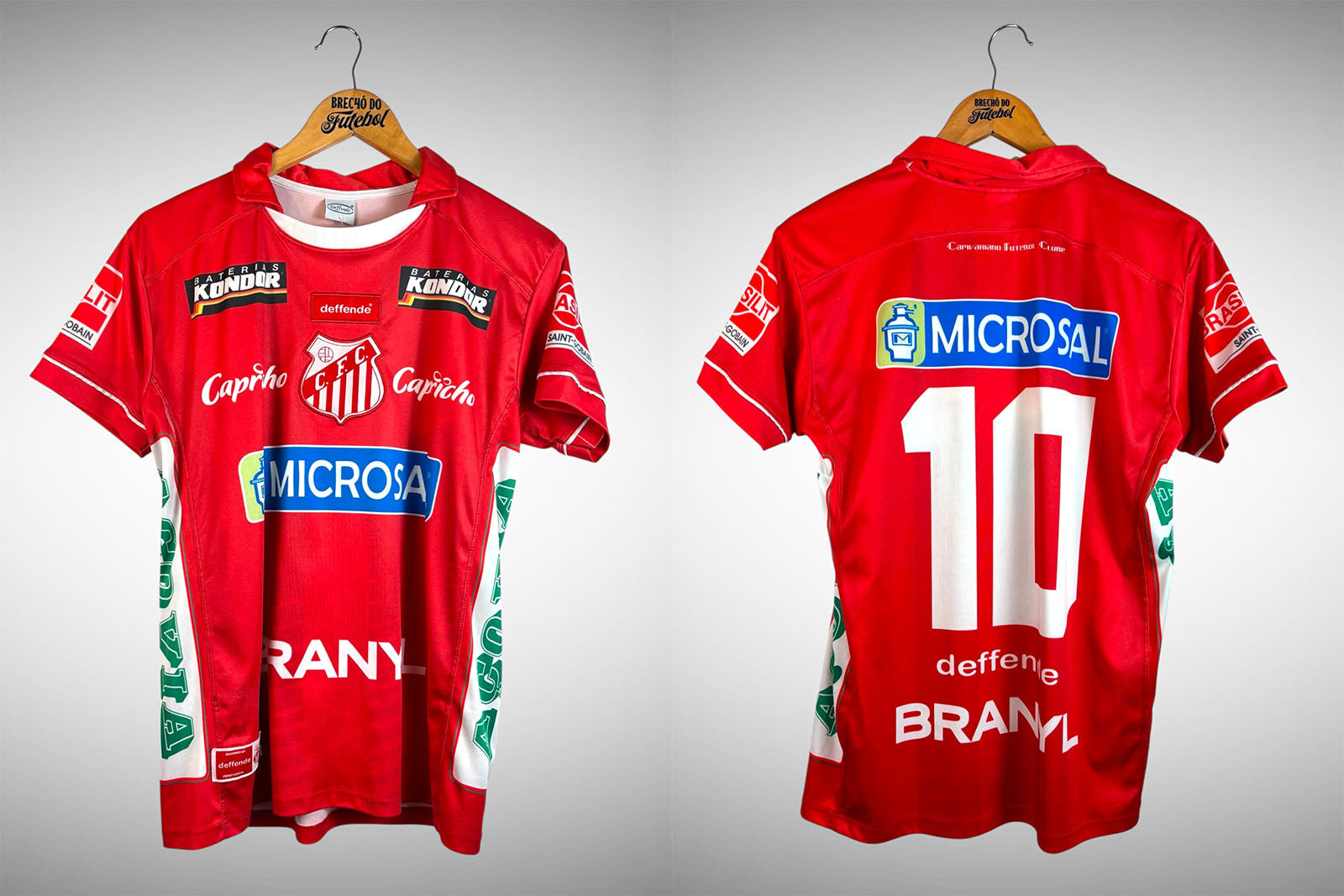 Capivariano FC-SP 2015 Primeira Camisa Tam P Nº 10.