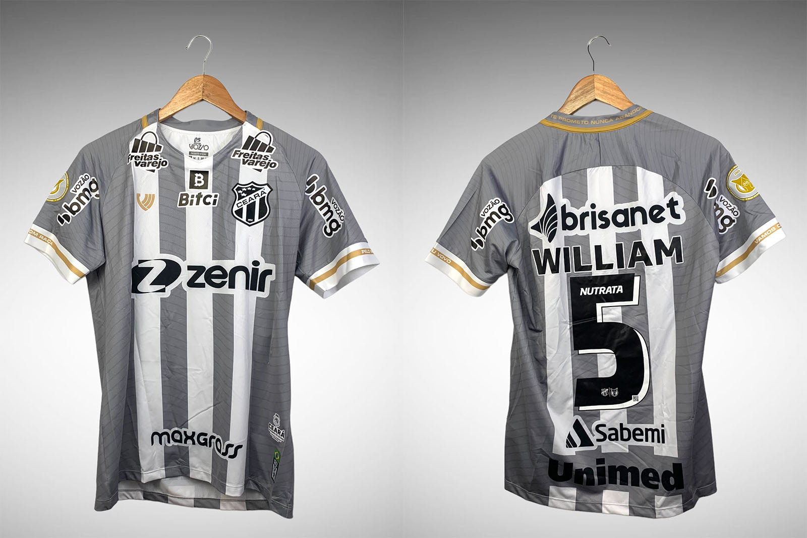 Ceará 2021 Terceira Camisa Tam P N# 5 William.