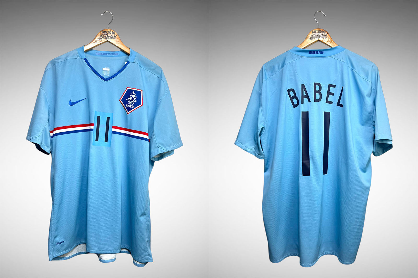 Holanda 2008 Segunda Camisa Tam GG Nº11 Babel.