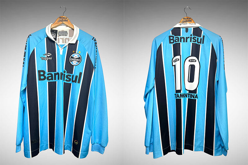Grêmio 2012 Primeira Camisa Tam 4G Nº 10 Mangas Longas.