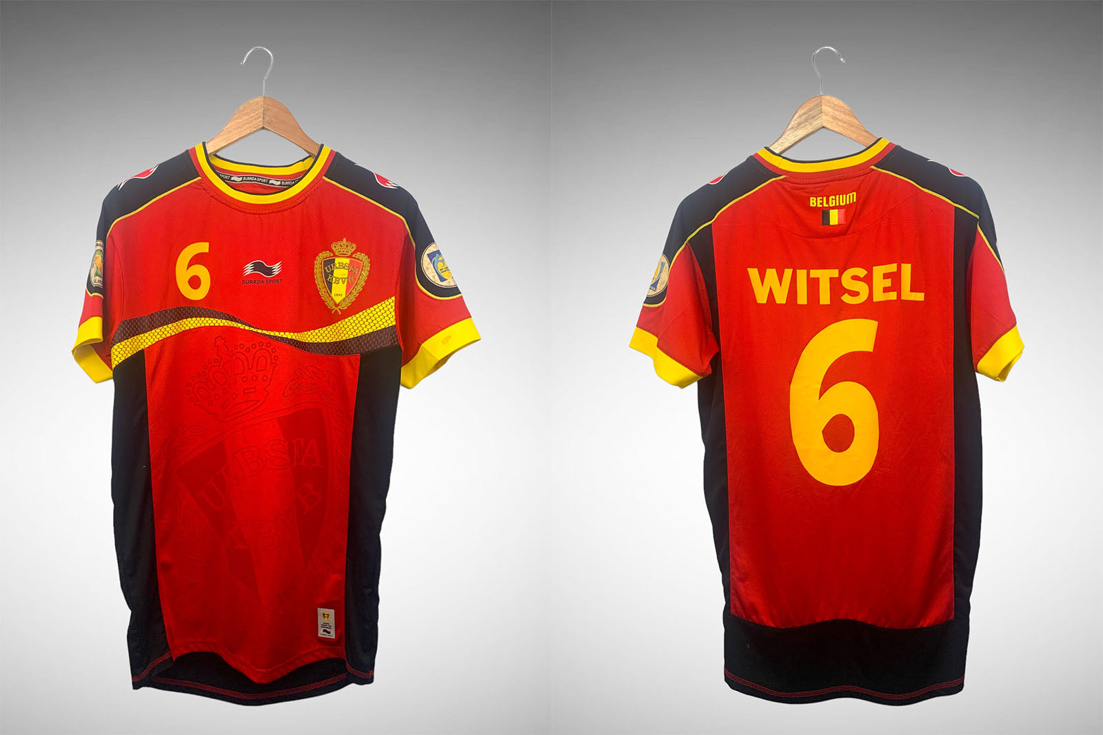 Bélgica 2012 Primeira Camisa Tam G N# 6 Witsel.