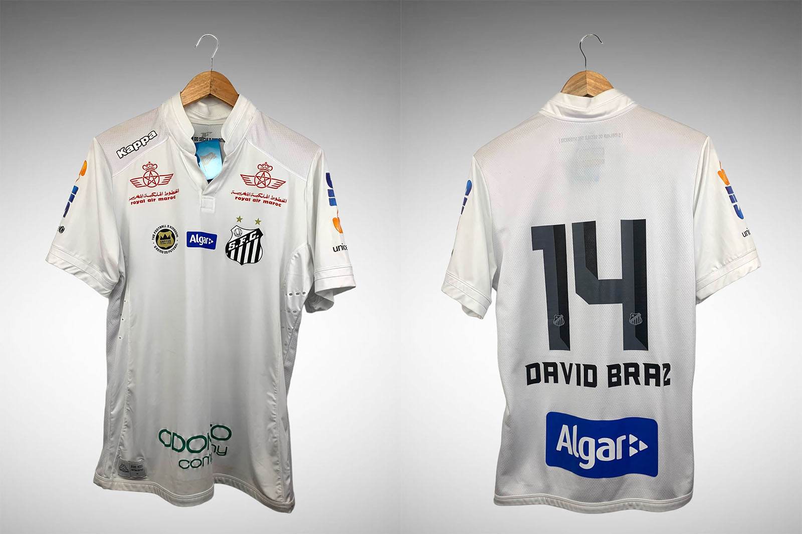 Santos 2016 Primeira Camisa Tam Gg N# 14 David Braz.
