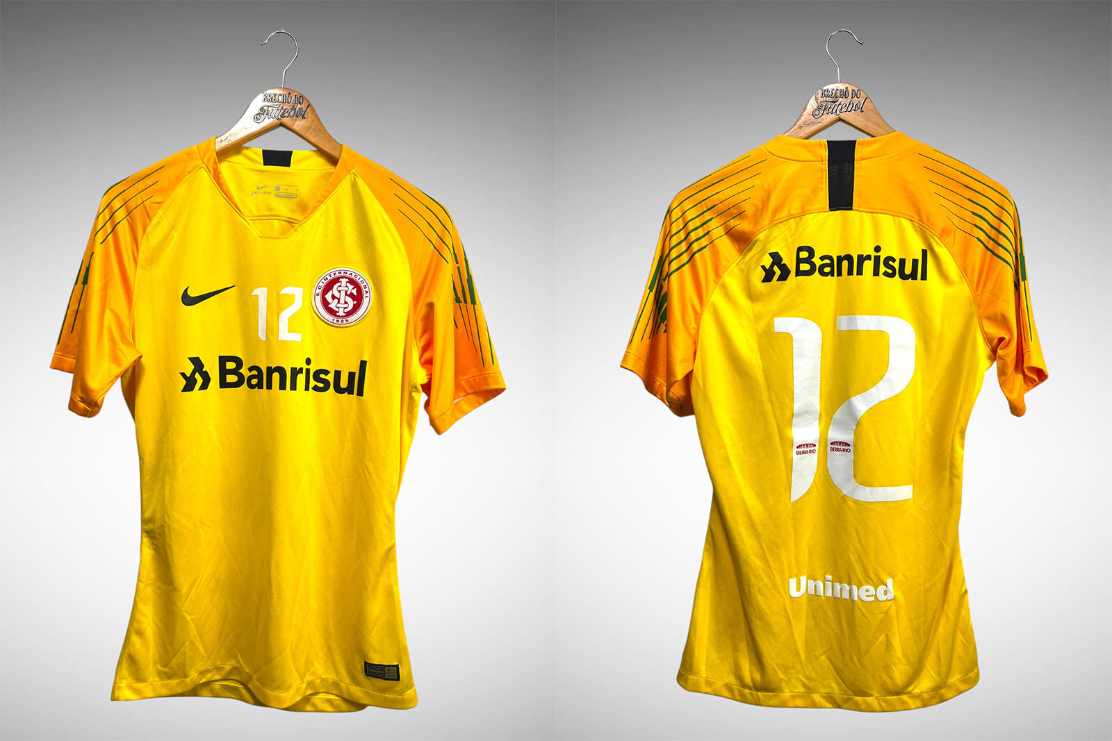 Internacional 2019 Camisa de Goleiro Tam M Nº 12.
