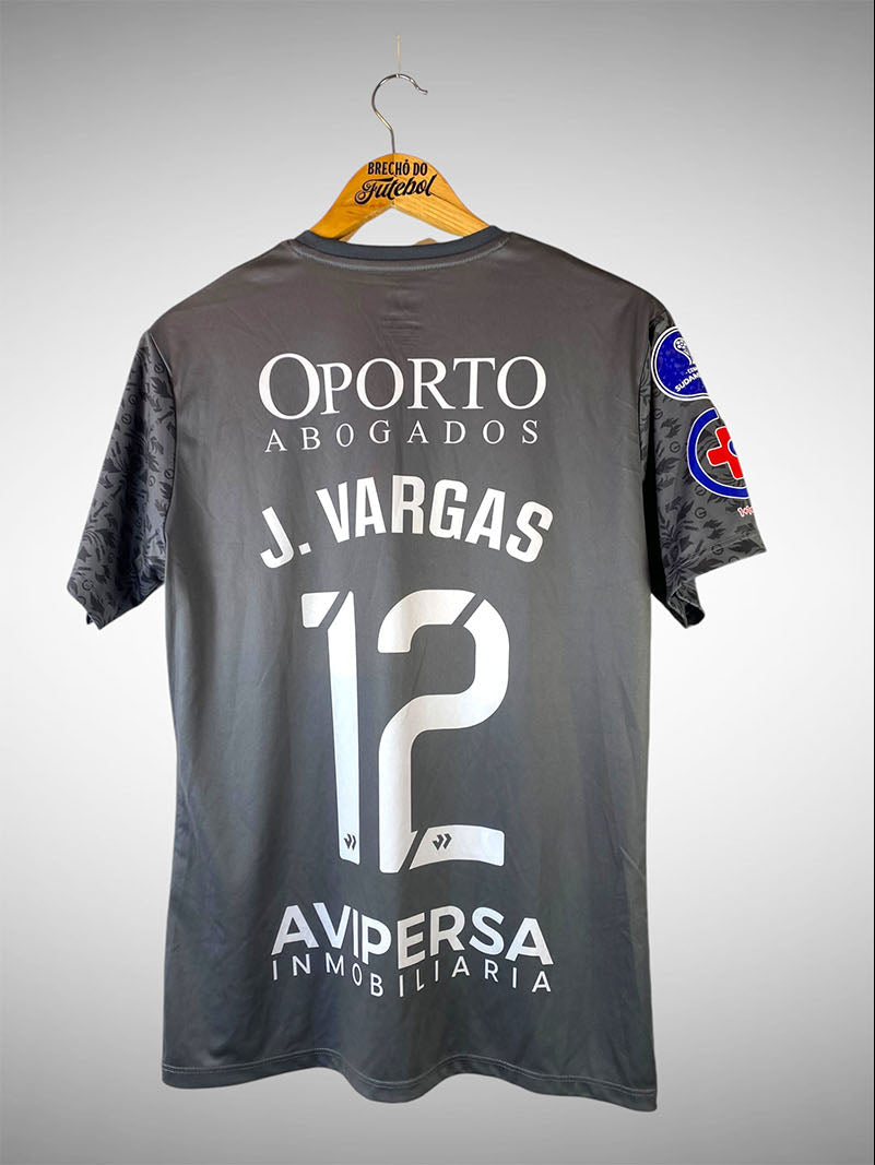 Deportivo Garcilaso Camisa de Goleiro Tam M N 12 J. Vargas.