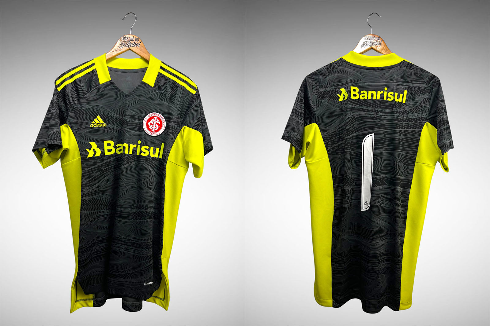 Internacional 2021 Camisa de Goleiro Tam M Nº 1.
