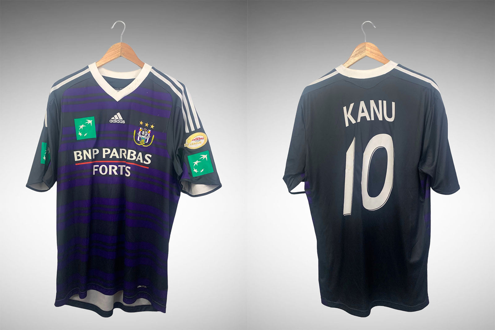 Anderlecht 2009 Primeira Camisa Tam G N# 10 Kanu.