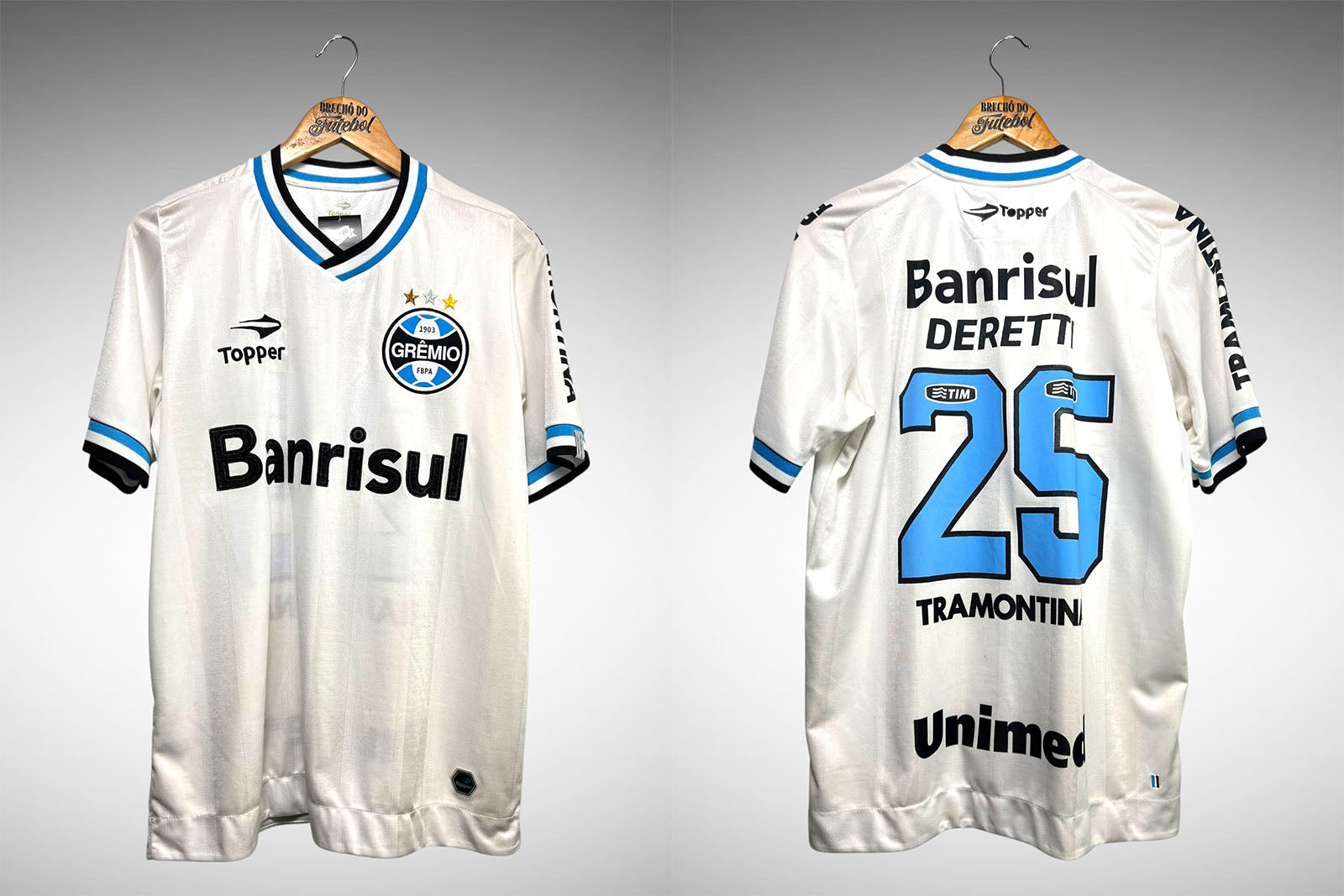 Grêmio 2013 Segunda Camisa Tam M Nº 25 Deretti.
