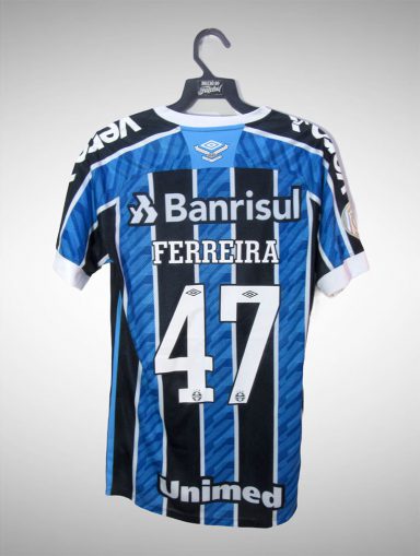 Grêmio 2020 Primeira Camisa Tam P N# 47 Ferreira.