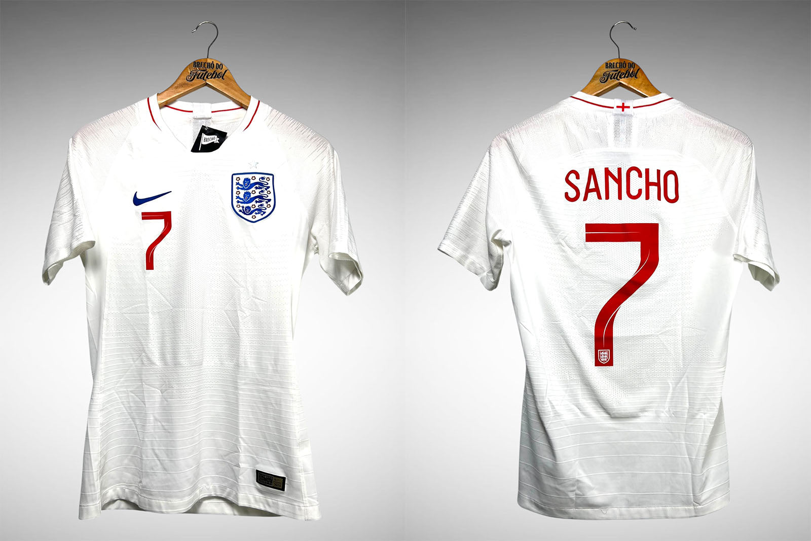 Inglaterra 2018 Primeira Camisa Tam P Nº 7 Sancho.