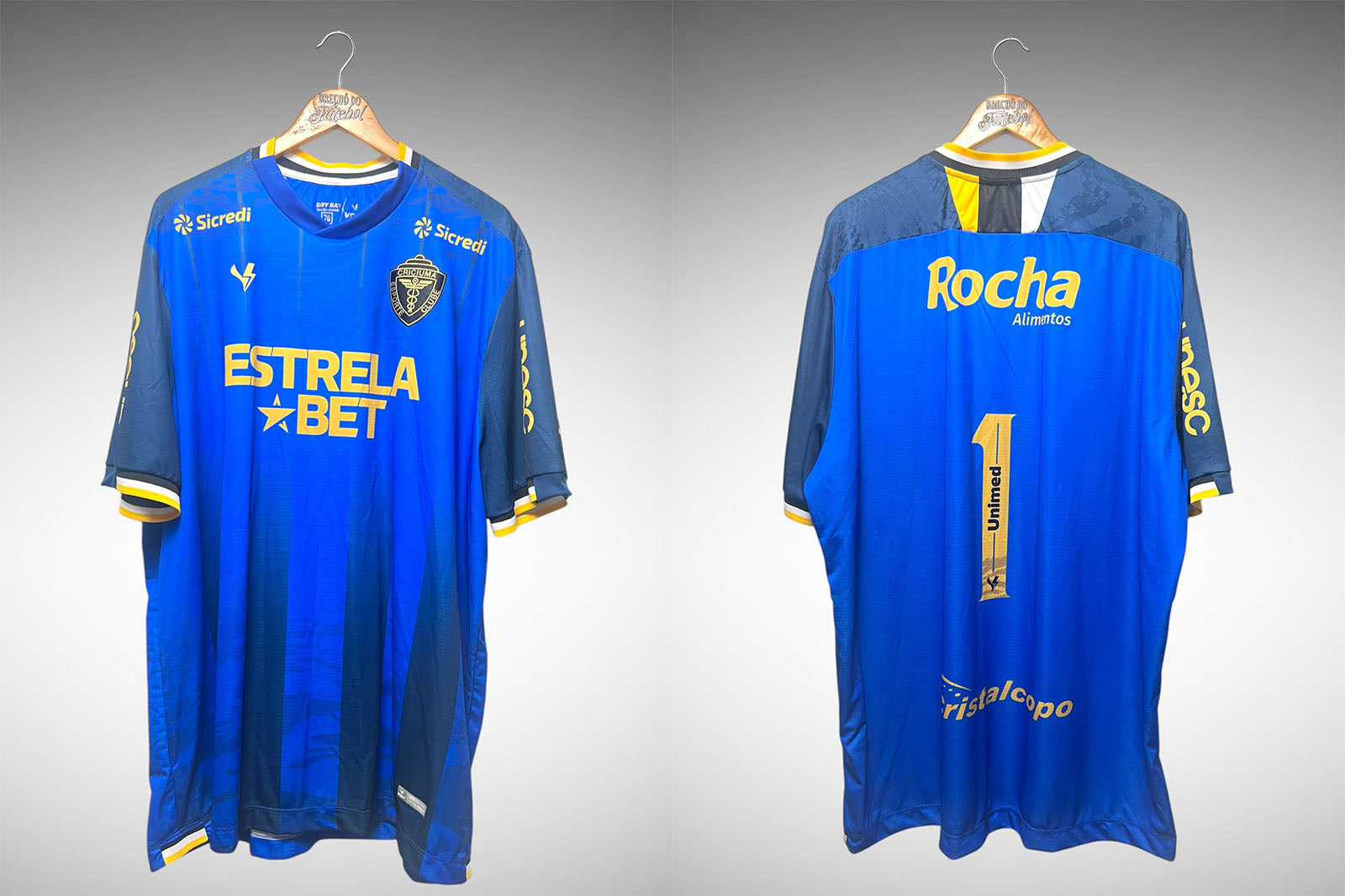 Criciúma 2023 Camisa de Goleiro Tam 7G Nº 1