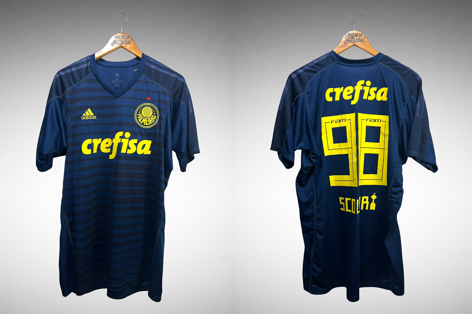 Palmeiras 2018 Camisa de Goleiro Tam GG Nº 98 Scolari.