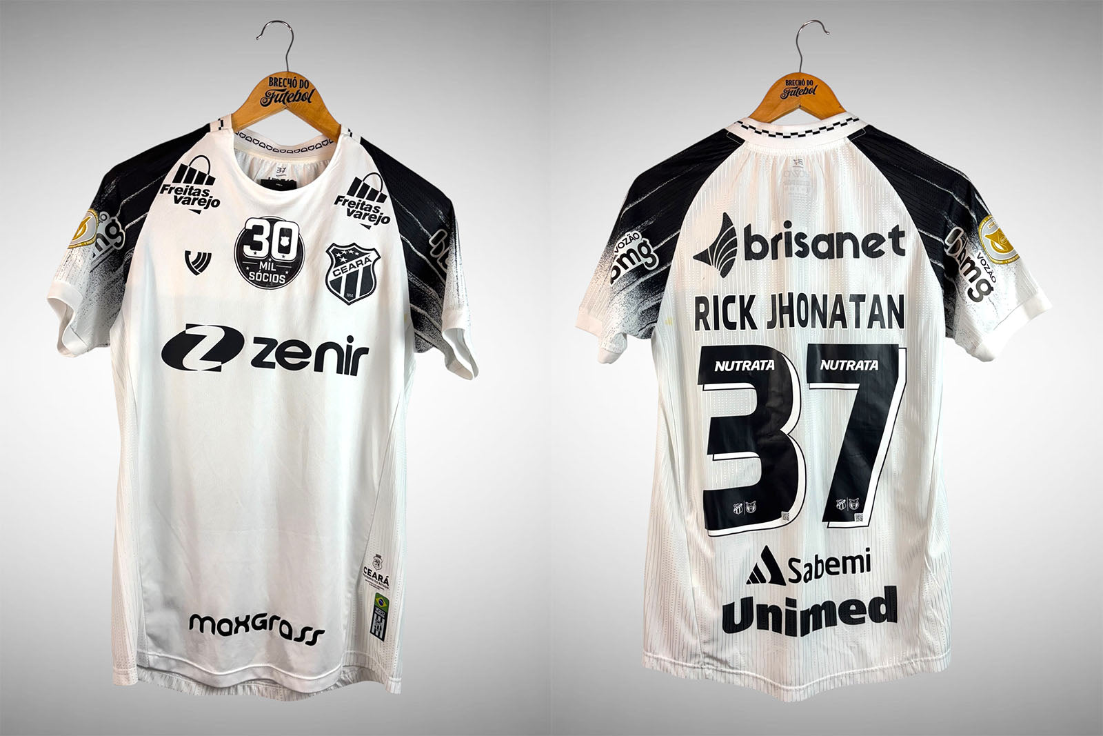 Ceará 2021 Segunda Camisa Tam P Nº 37 Rick Jhonatan.