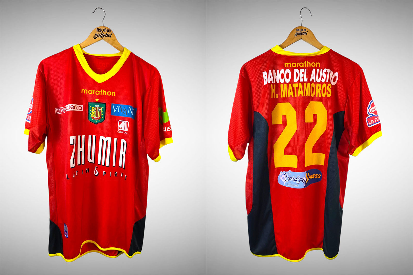 Deportivo Cuenca 2006 Primeira Camisa Tam GG Nº 22 H. Matamoros.