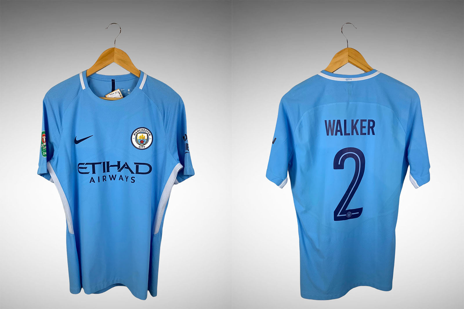 Manchester City 2017 Primeira Camisa Tam G N# 2 Walker.