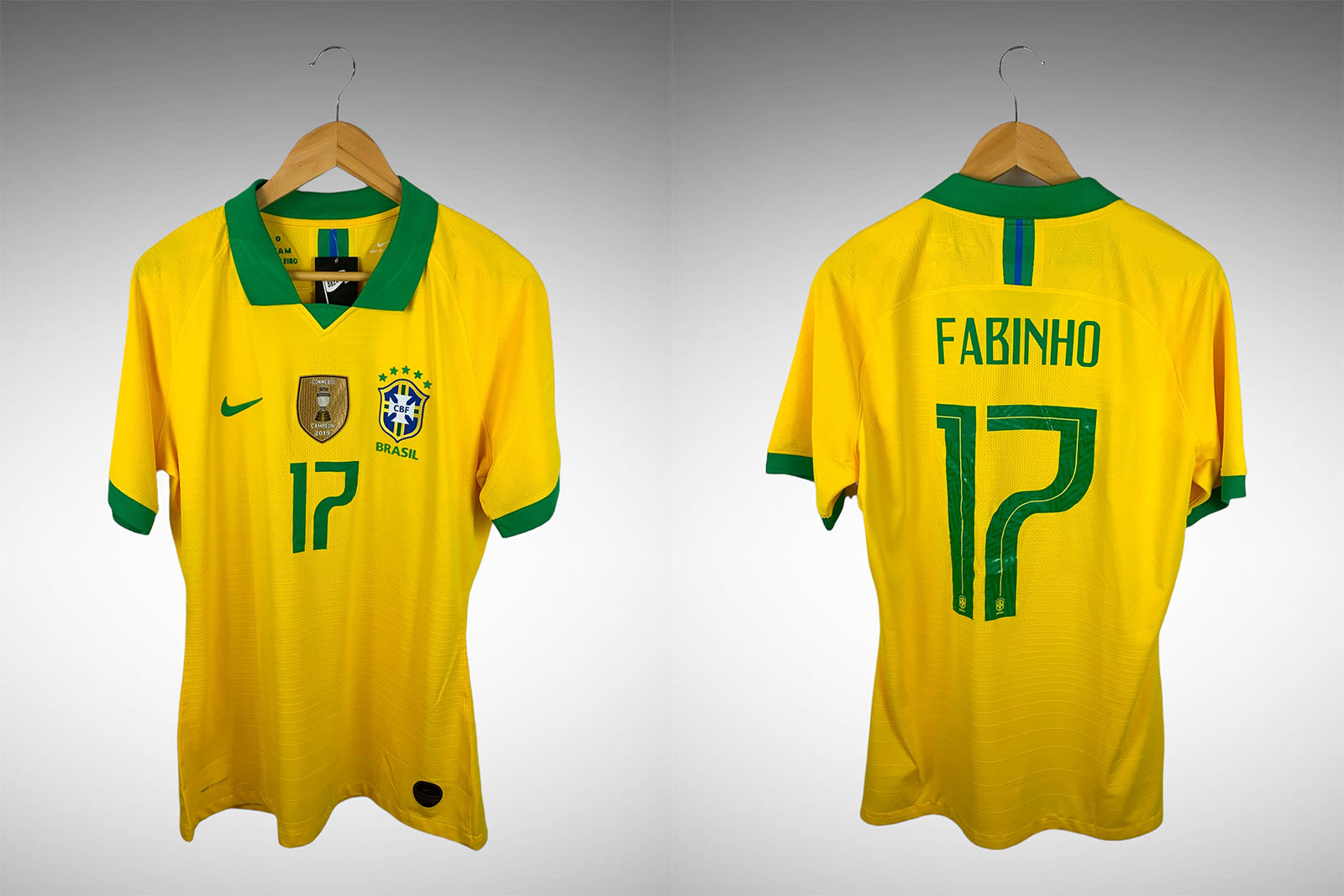 Brasil 2019 Primeira Camisa Tam G N# 17 Fabinho.