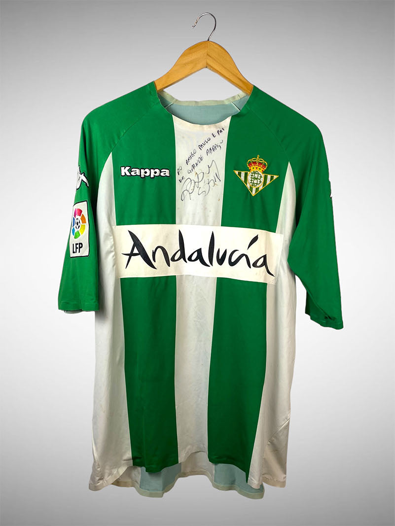 Real Betis 2006 Primeira Camisa Tam GG N 25 R. Sóbis.