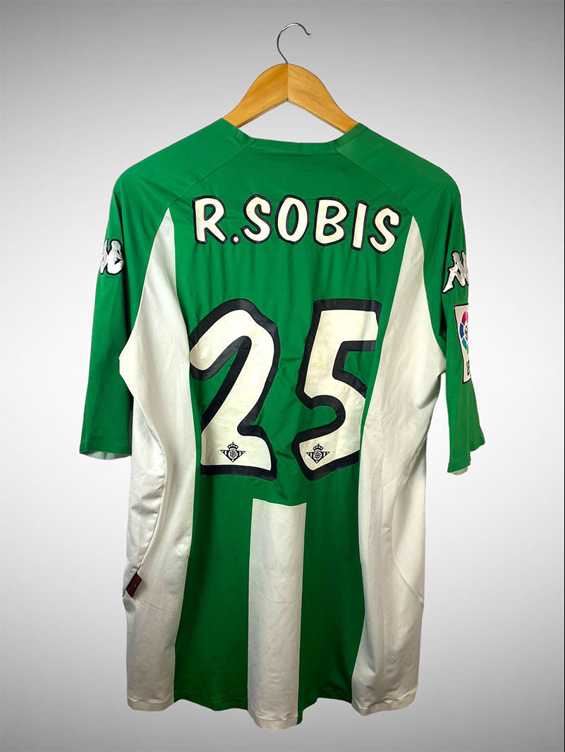 Real Betis 2006 Primeira Camisa Tam GG N 25 R. Sóbis.