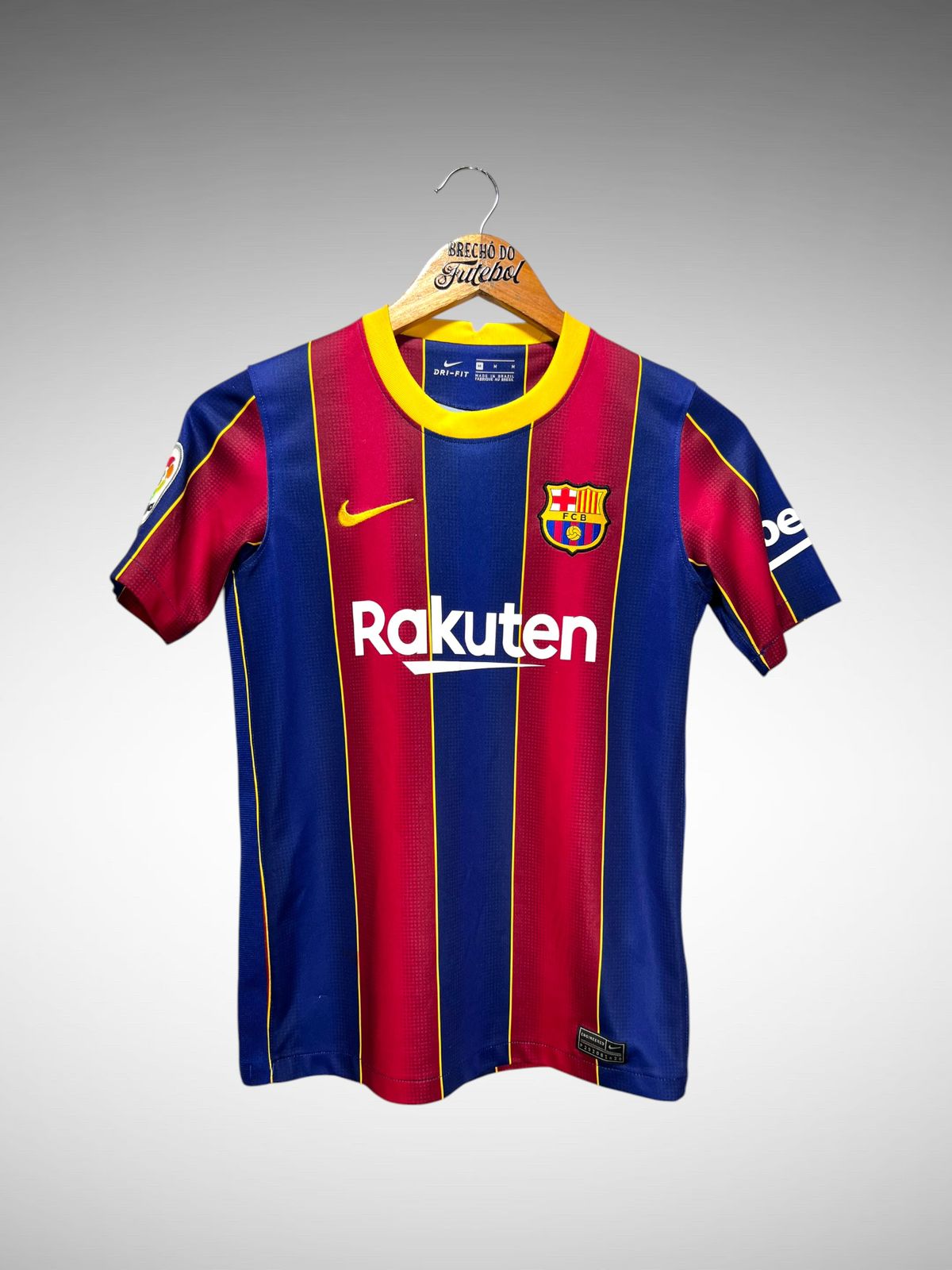 Barcelona 2020 Primeira Camisa Tam 12 anos Infantil.