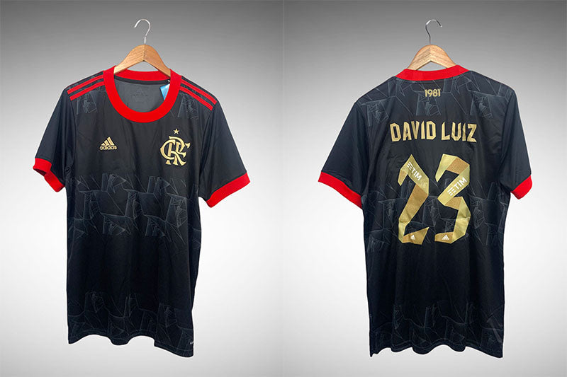 Flamengo 2021 Terceira Camisa Tam G Nº23 David Luiz.