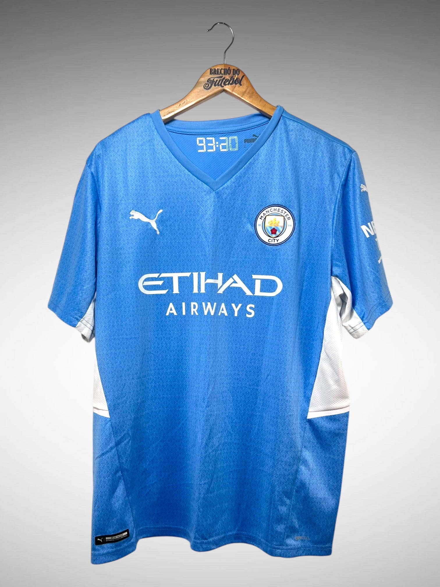 Manchester City 2021 Primeira Camisa Tam GG.