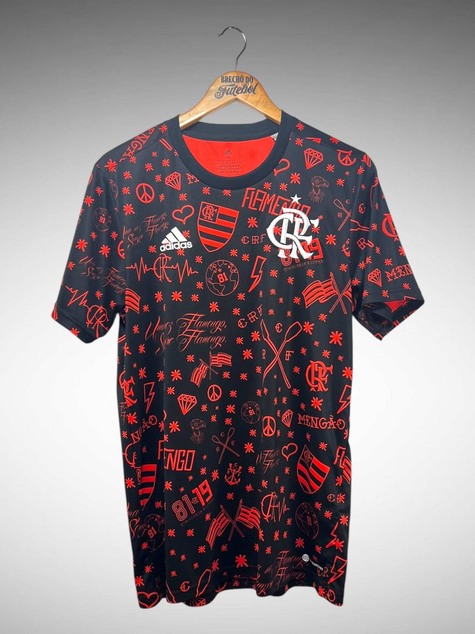 Flamengo 2022 Camisa de Aquecimento Tam M.