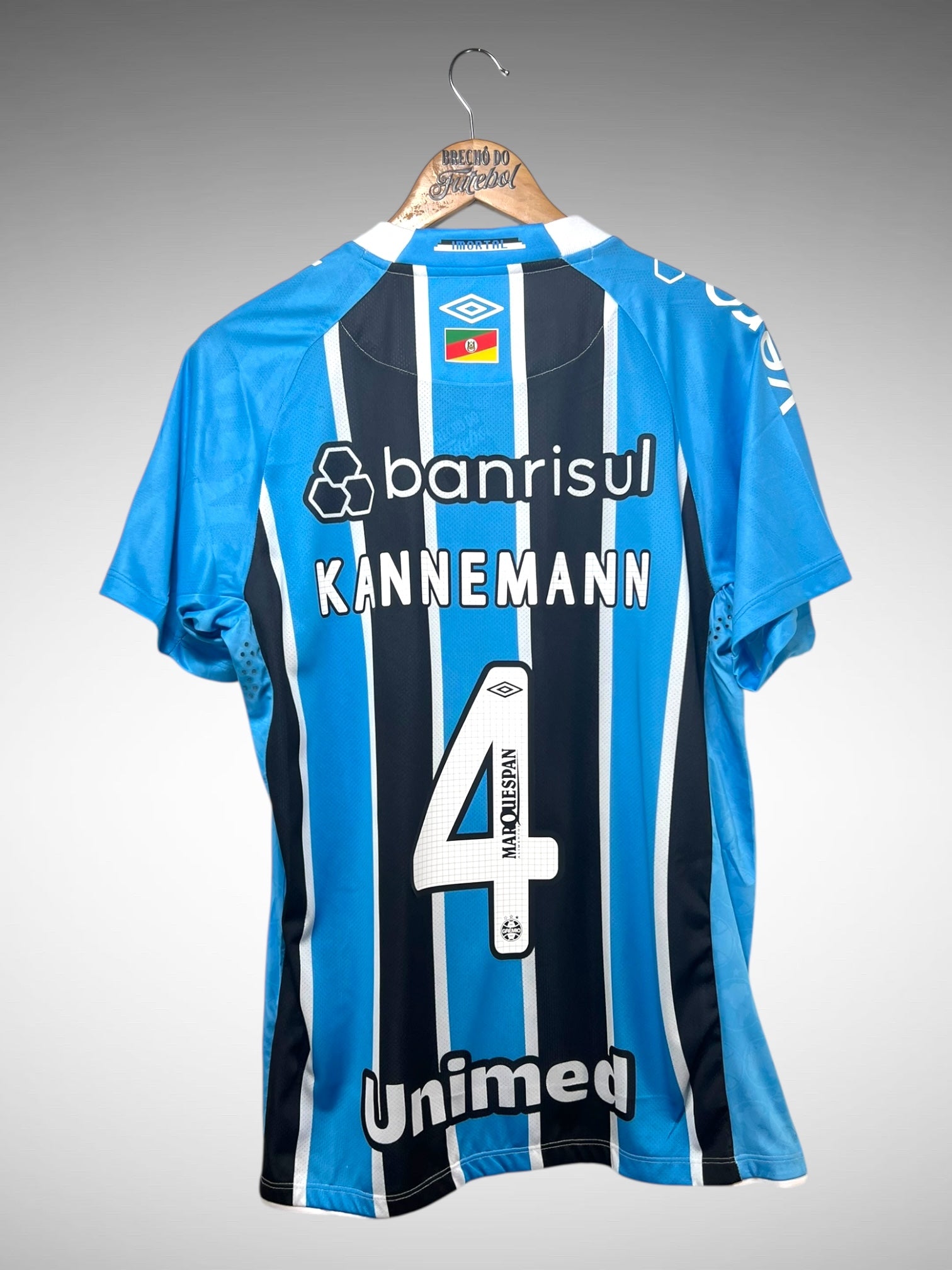 Grêmio 2025 Primeira Camisa Tam M N 4 Kannemann.