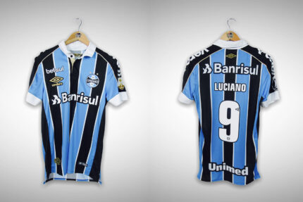 Grêmio 2019 Primeira Camisa Tam P N# 9 Luciano. - Azul, P