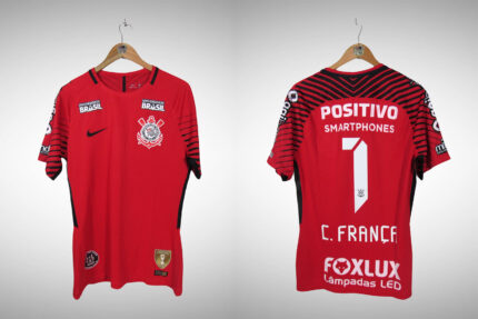 Corinthians 2017 Camisa Goleiro Tam G N# 1 França. - Vermelho, G