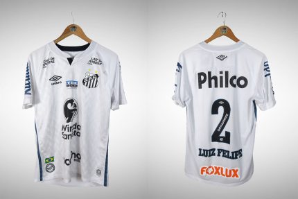 Santos 2020 Primeira Camisa Tam M N# 2 Luiz Felipe. - M, Branco