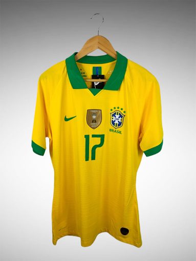 Brasil 2019 Primeira Camisa Tam G N# 17 Fabinho. - Brechó do Futebol
