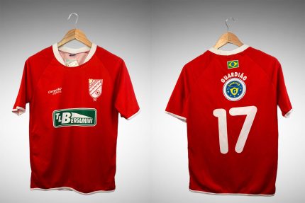Batatais Primeira Camisa Tam GG Infantil Nº 17. - GG, Vermelho