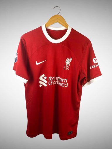 Camisa Liverpool II 21/22 Marfim - Feminina Baby Look - Nike