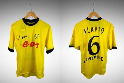 Borussia Dortmund 2003 Primeira Camisa Tam M N# 6 Flávio. - M, Amarelo