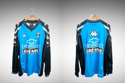 Grêmio 2000 Camisa Treino Tam G Manga Longa.