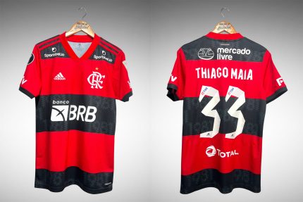 Flamengo 2021 Primeira Camisa Tam P Nº33 Thiago Maia.