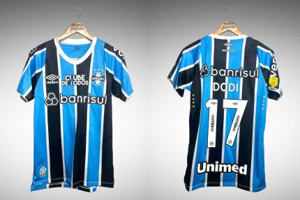 Grêmio 2024 Primeira Camisa Tam P Nº17 Dodi.
