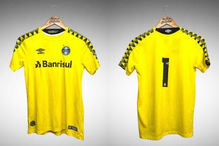 Grêmio 2019 Camisa de Goleiro Tam M Infantil Nº1.