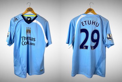 Manchester City 2008 Primeira Camisa Tam G Nº 29 Etuhu.