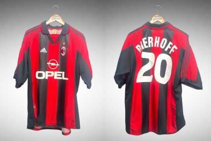 Milan 1998 Primeira Camisa Tam GG Nº20 Bierhoff.
