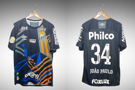 Santos 2020 Camisa Goleiro Tam G Nº34 João Paulo.