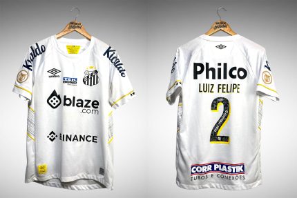 Santos 2023 Primeira Camisa Tam M Nº2 Luiz Felipe.