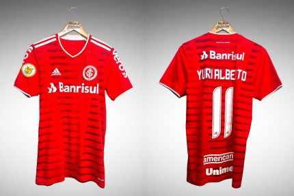 Internacional 2021 Primeira Camisa Tam P Yuri Alberto  Nº11.