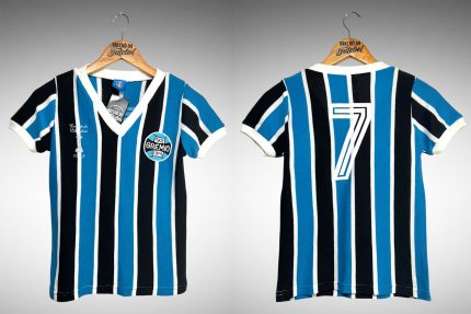 Grêmio 1983 Primeira Camisa Retrô Tam G Infantil Nº7.
