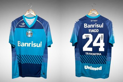 Grêmio 2014 Camisa Goleiro Tam GG Nº24 Tiago.