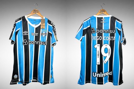 Grêmio 2024 Primeira Camisa Tam GG Diego Costa Nº19.