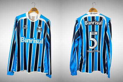 Grêmio 2011 Primeira Camisa Tam GG Nº 5 Mangas Longas.