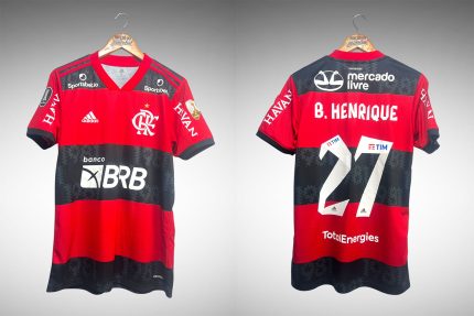 Flamengo 2021 Primeira Camisa Tam P Nº27 B. Henrique.