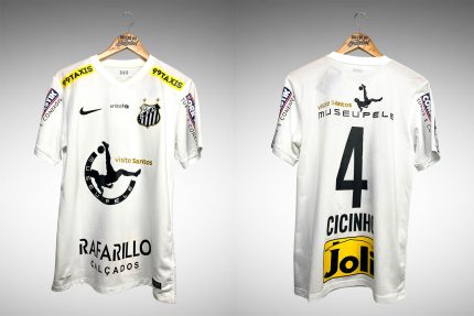 Santos 2014 Primeira Camisa Tam M Nº4 Cicinho.